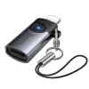 Hoco UA46A OTG Lightning - USB-C adapter 2A szürke-6942007675635 5 kép
