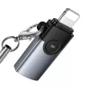 Hoco UA46A OTG Lightning - USB-C adapter 2A szürke-6942007675635 6 kép