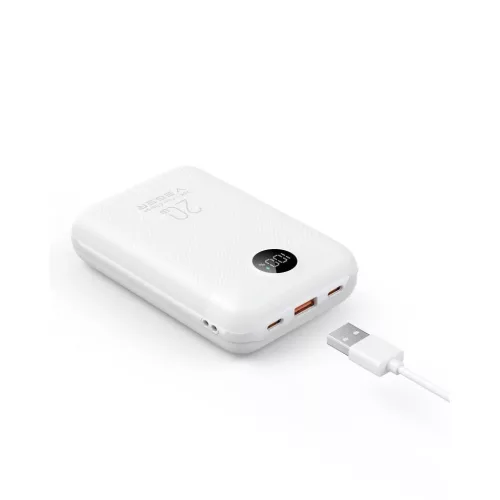Veger S20 (W2081) PD QC3.0 2A 22,5W 20000 mAh fehér Powerbank-6977525753329 4 kép