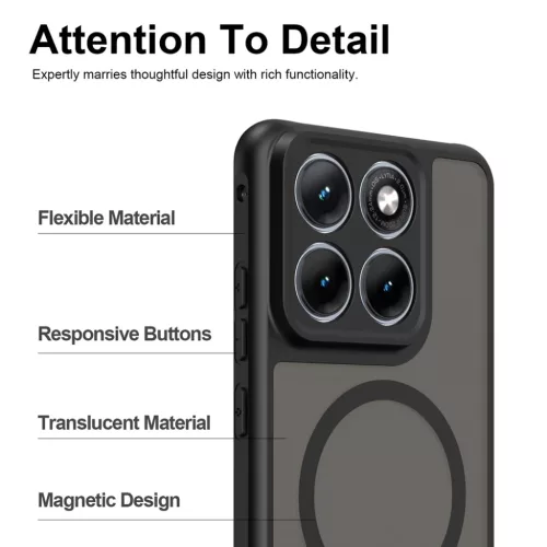 Motorola Edge 70 Fusion Fekete Techsuit HaloFrost II MagSafe tok-5949419364097 4 kép