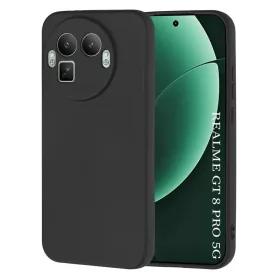 Realme GT 8 Pro Fekete Techsuit SoftFlex [Kör alakú kamerakivágás]-5949419365469 1 kép
