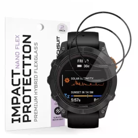   Garmin Fenix 7 Pro Solar Black Techsuit Nano Flex (2 pack) üvegfólia
