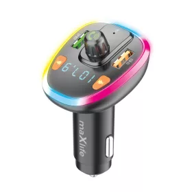 Maxlife BT MXFT-04 Bluetooth FM transzmitter fekete-5907582340164 1 kép
