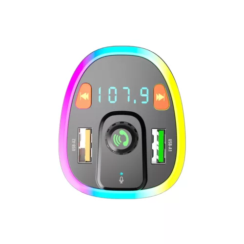 Maxlife BT MXFT-04 Bluetooth FM transzmitter fekete-5907582340164 2 kép