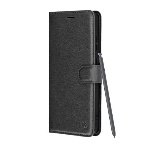 Samsung Galaxy S26 Ultra Fekete Techsuit - Leather Folio tok-5949419343399 4 kép