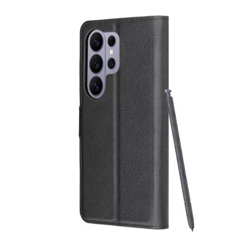 Samsung Galaxy S26 Ultra Fekete Techsuit - Leather Folio tok-5949419343399 5 kép