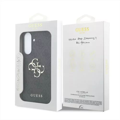  Samsung Galaxy A37 Szürke Guess PU 4G Metal Logo tok-3666339620936 7 kép