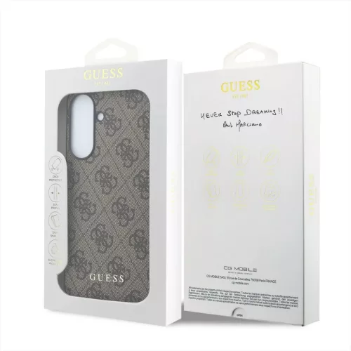  Samsung Galaxy A57 Barna Guess PU 4G Metal Classic Logós Tok-3666339621063 7 kép