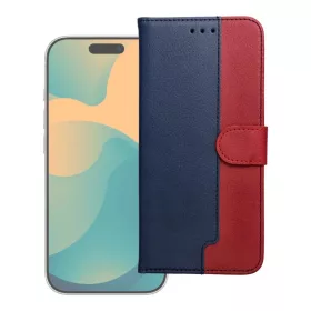 Samsung Galaxy A27 Split Book sötétkék és piros tok-5903396468315 1 kép