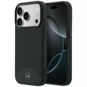 iPhone 17 Pro Max Mercedes Leather Wood Effect and Curve MagSafe feket-3666339618636 1 kép