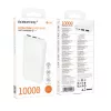 Borofone Power Bank 10000mAh BJ78 Clever - 2xUSB - fehér-6941991121487 4 kép