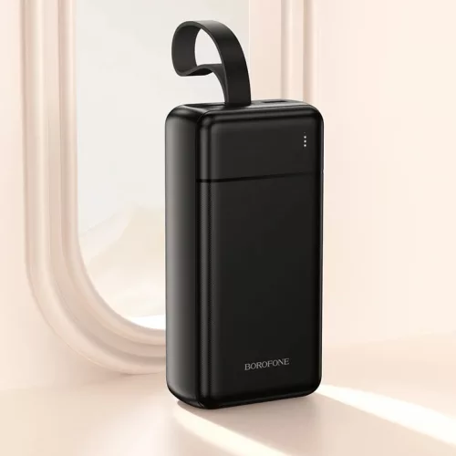 Borofone Power Bank 30000mAh BJ88B Clever - 2xUSB - fekete-6941991127014 5 kép