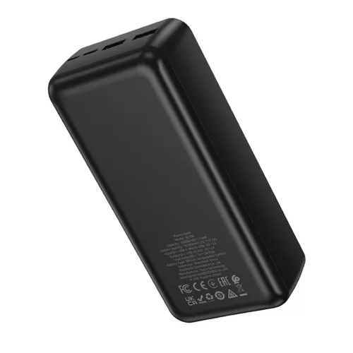 Borofone Power Bank 30000mAh BJ78B Clever - 2xUSB - fekete-6941991121517 6 kép