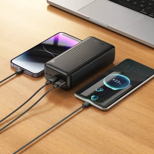 Borofone Power Bank 30000mAh BJ78B Clever - 2xUSB - fekete-6941991121517 7 kép