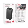 Borofone Power Bank 30000mAh BJ78B Clever - 2xUSB - fekete-6941991121517 9 kép