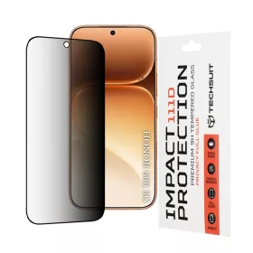 Honor 600 / 600 Pro Fekete Techsuit 111D Privacy Full Glue üvegfólia-5949419366107 1 kép