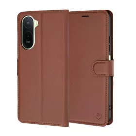 Xiaomi Redmi A7 Pro 4G Barna Techsuit Bőr Fliptok-5949419368842 1 kép