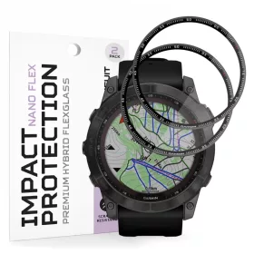 Garmin Fenix 7X / 7X Pro Fekete Techsuit Nano Flex üvegfólia (2 dara-5949419360242 1 kép