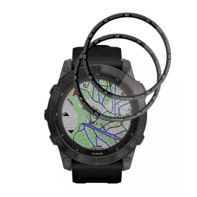 Garmin Fenix 7X / 7X Pro Fekete Techsuit Nano Flex üvegfólia (2 dara-5949419360242 2 kép
