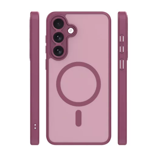 Samsung Galaxy S26 Plus Mag Matt bordó kameravédős tok-5907674558262 3 kép
