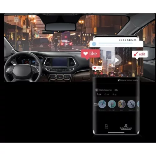 Dash Camera DDPAI Mini Pro DM2503A-02, 2K, Wi-Fi, fekete-6934915206834 3 kép