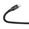 Micro USB Type-C - Lightning/ USB Type-C/ Micro USB kábel 1.5m fekete-6953156204294 4 kép