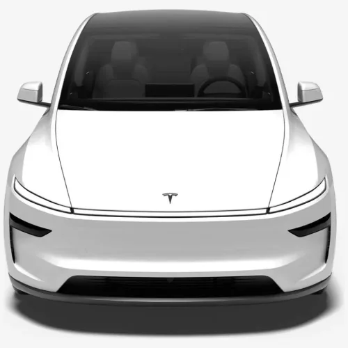 Tesla Model Y (Juniper) Spigen első embléma logó fedél fekete-8800337242874 5 kép