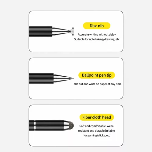 Blavec Passive Stylus Pen BPS-01 Univerzális 3 az 1-ben (BPS01-UB) fe-5900217505136 3 kép