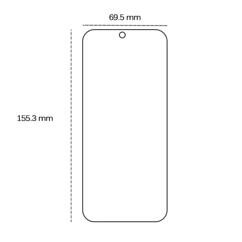 Honor 90 Lite 5G 2,5D edzett üvegfólia-5900495454508 2 kép
