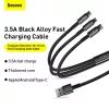 Baseus Tungsten USB - Lightning/ Micro USB/ USB Type-C kábel 3.5A 1.5-6953156204973 3 kép