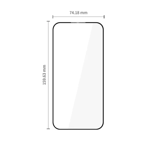 OnePlus Nord 6 Tech-Protect Glass Fit+ 2 darabos fekete üvegfólia-5906302324088 2 kép