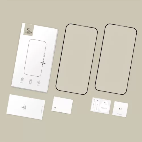 OnePlus Nord 6 Tech-Protect Glass Fit+ 2 darabos fekete üvegfólia-5906302324088 7 kép