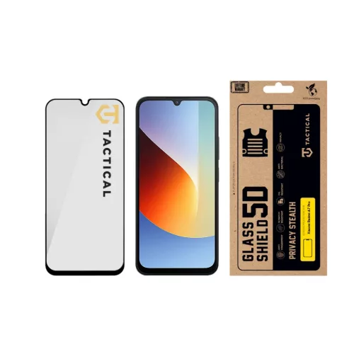 Tactical Üvegfólia Privacy Stealth 5D Xiaomi Redmi A7 Pro-hoz Fekete-8596311311765 3 kép