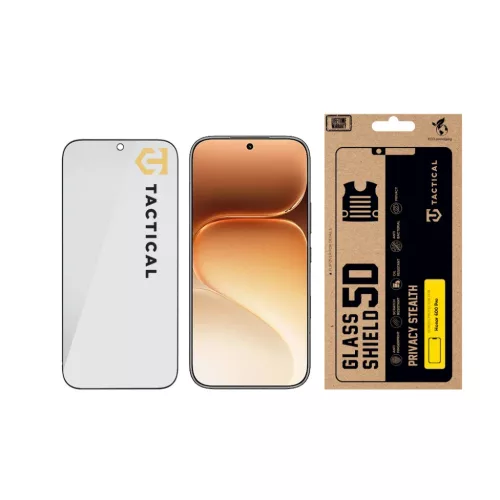 Tactical Glass Shield Privacy Stealth 5D Honor 600 Pro fekete üvegfó-8596311311055 3 kép