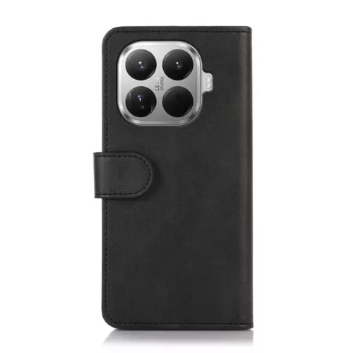 Xiaomi 17T Pro 5G marhabőr mintás PU bőr telefontok (fekete) tok- 3 kép