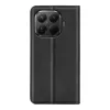 Xiaomi 17T retro mintás mágneszáras PU bőr telefontok (fekete) tok- 3 kép