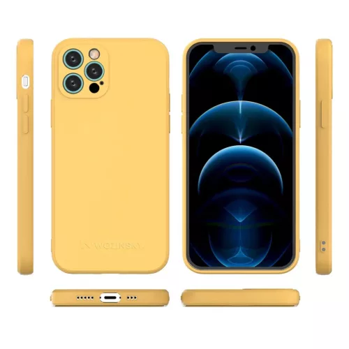 iPhone 12 Pro Max Wozinsky Color Case szilikon tok zöld-9111201928855 4 kép