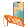 iPhone 17 Pro Max Forcell F-Protect Shadow Stand Premium MagSafe-kompatibilis narancssárga tok