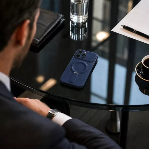 iPhone 17 Pro Max Luxgrip Mag sötétkék tok-5907674559573 6 kép