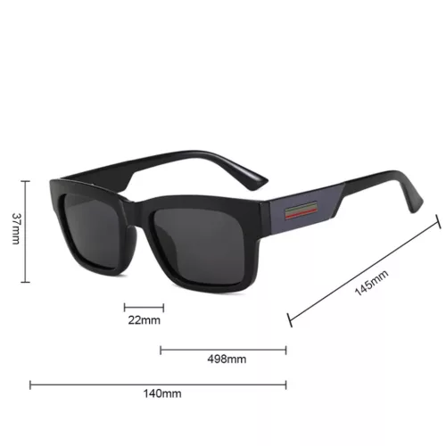 Techsuit - Polarizált napszemüveg (8491) - férfiaknak, UV védelem,-5949419371392 7 kép