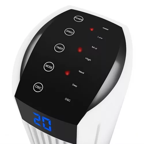 LTC toronyventilátor 82 cm 50 W fehér + távirányító-5902270787825 2 kép