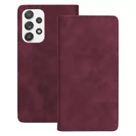 Samsung Galaxy A52 4G / A52 5G / A52S 5G Smart Suede bordó tok-5907674562498 1 kép