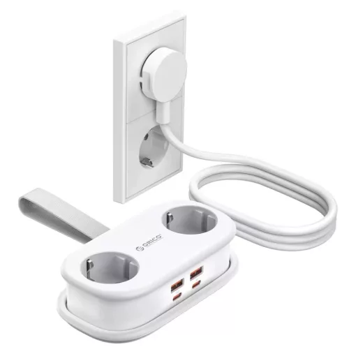 Orico AP3 65 W GaN 6 az 1-ben hálózati elosztó 2× AC + 2× USB-A +-6942227174567 2 kép