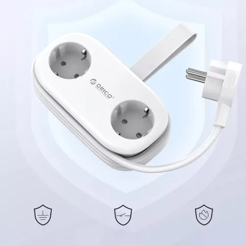 Orico AP3 65 W GaN 6 az 1-ben hálózati elosztó 2× AC + 2× USB-A +-6942227174567 4 kép