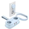 Orico AP3 65W GaN 6in1 hálózati elosztó 2x AC + 2x USB-A + 2x USB-C-6942227174574 2 kép