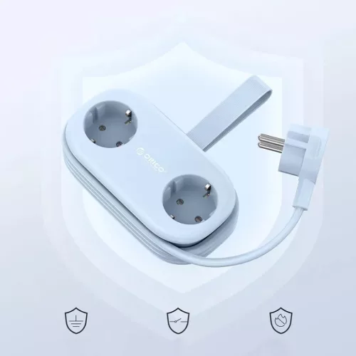 Orico AP3 65W GaN 6in1 hálózati elosztó 2x AC + 2x USB-A + 2x USB-C-6942227174574 3 kép