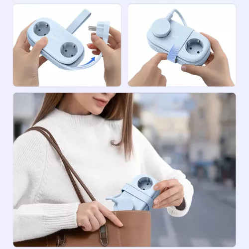 Orico AP3 65W GaN 6in1 hálózati elosztó 2x AC + 2x USB-A + 2x USB-C-6942227174574 5 kép