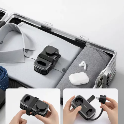 Orico AP3 65W GaN 6in1 hálózati elosztó 2x AC + 2x USB-A + 2x USB-C-6942227174598 5 kép