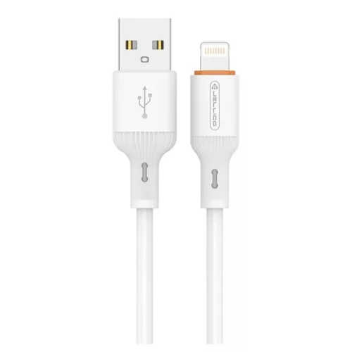 JELLICO B29 Lightning USB kábel 3.1A 1 m fehér-6974929208622 2 kép