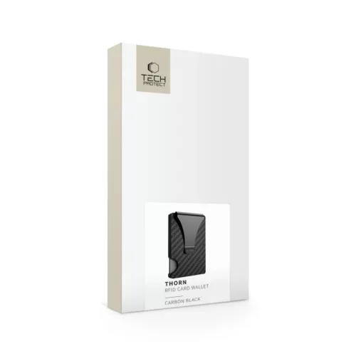 Tech-Protect Thorn RFID kártyatartó karbonfekete-5906302323869 8 kép